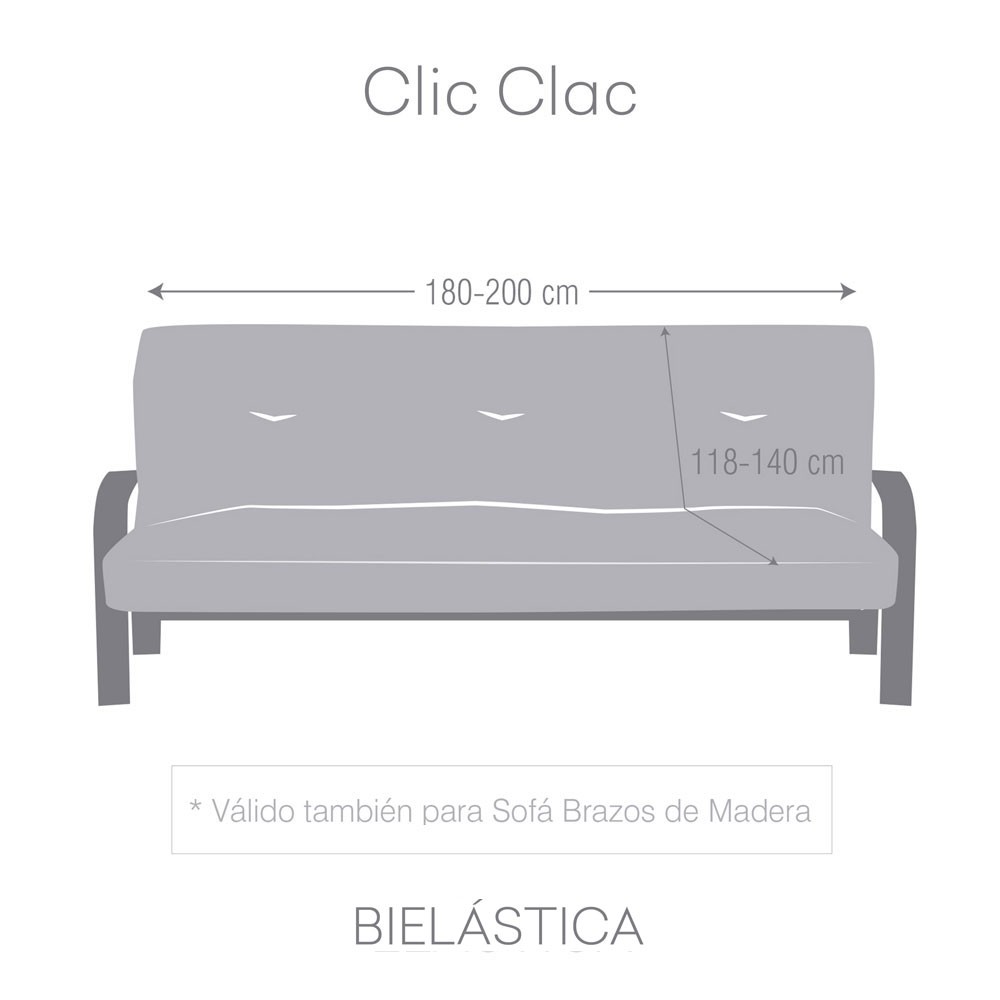 Funda Sofá Cama Clic Clac Cora Fundas Para Sofás Cama de 3 Plazas