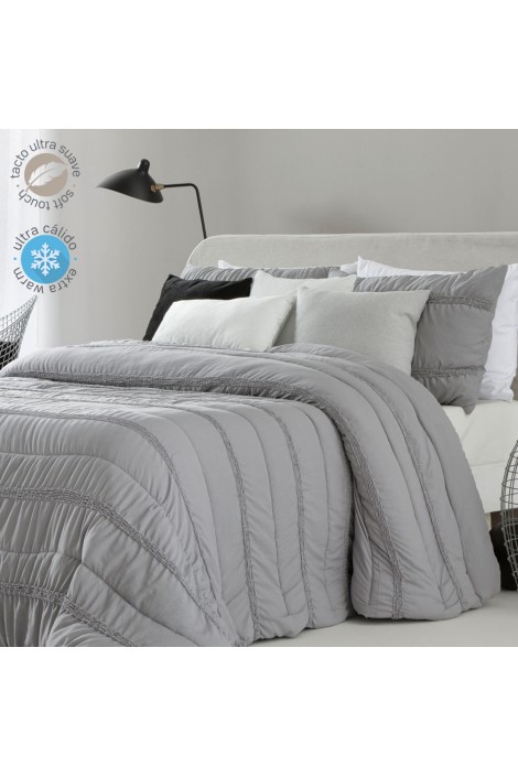 Edredón Comforter Liso Provenza 300 grs perla