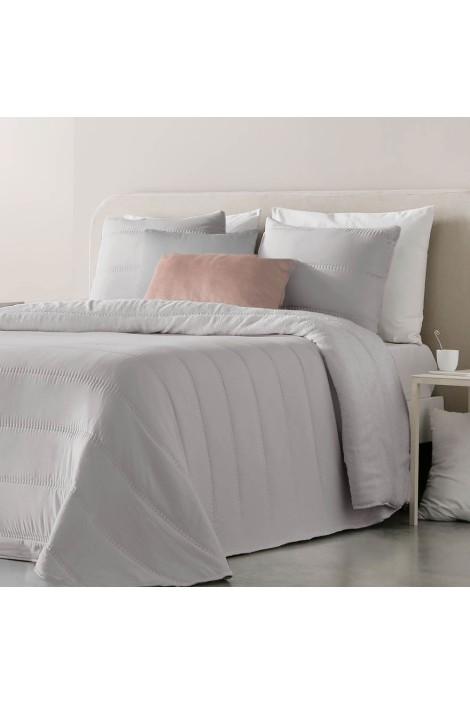 Edredón Comforter Sherpa Hermes 250 grs gris