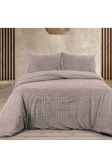 Edredón Comforter Sherpa Adula marrón