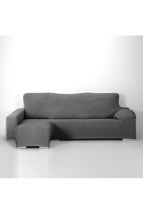 Funda Chaise Longue Ajustable Jara - Corto Izquierdo Antracita